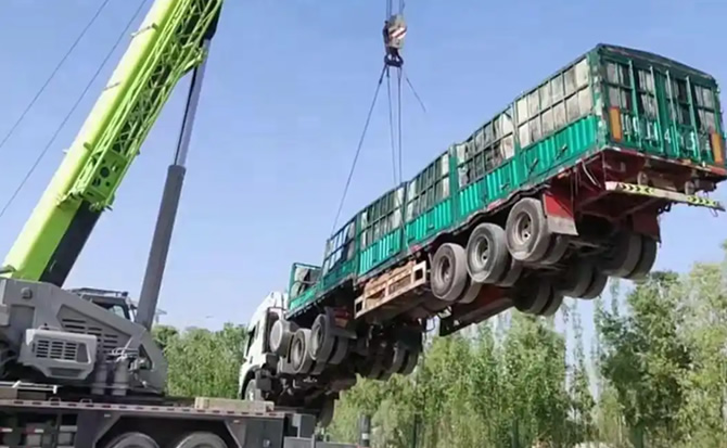 耒阳道路脱困救援案例